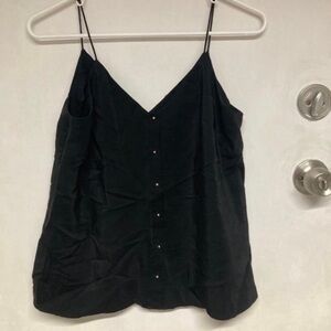 Amanda Uprichard Black Camisole Top